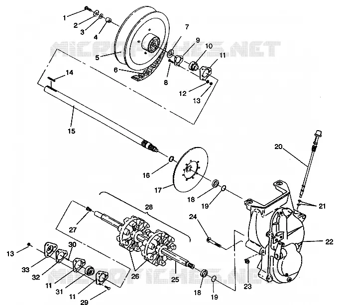 TREN ASSEMBLY CLASSIC E942865 and  CLASSIC TOURING E942875 (49274027400020)