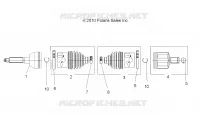 DRIVE TRAIN, TRANSMISION DELANTERA SHAFT