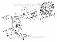 CAJA DE ENGRANAJES/FRENO TRASERO MOUNTING Trail Boss W938527 (4924072407022A)