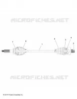 DRIVE TRAIN, TRASERO UNIDAD SHAFT