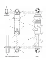 SUSPENSION, CHOQUE FRONTAL TRACK MONOTUBE