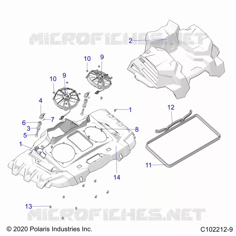 ENGINE, SISTEMA DE REFRIGERACIÃ“N, FANS AND SHROUDS