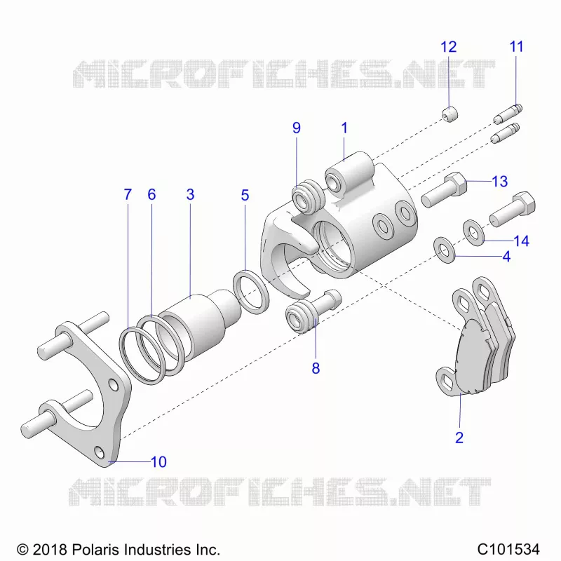 FRENO TRASERO CALIPERS