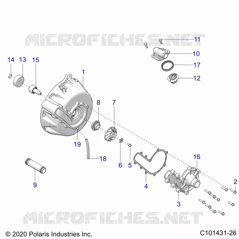 ENGINE, SISTEMA DE REFRIGERACIÃ“N AND WATER PUMP