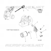 ENGINE, FILTRO DE ACEITE AND DIPSTICK