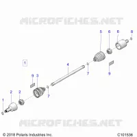TREN, DRIVE SHAFT, FRONT