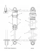 SUSPENSION, CHOQUE FRONTAL TRACK MONOTUBE
