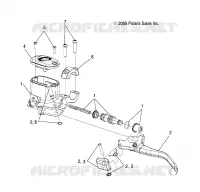 FRENO FRONTAL BRAKE LEVER AND CILINDRO MAESTRO