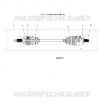 TREN, DRIVE SHAFT, FRONT