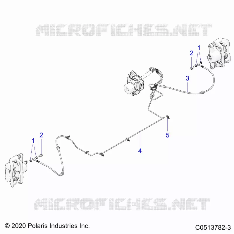 FRENO FRONTAL BRAKE LINE