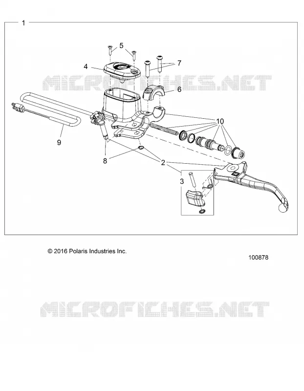 BRAKES, FRONT BRAKE LEVER AND CILINDRO MAESTRO
