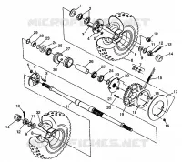 Tracción trasera XPLORER 400L W98CC38C (4945414541C007)