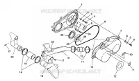 tapa del embrague ASSEMBLY 6X6 250 W938727 (4924092409032A)