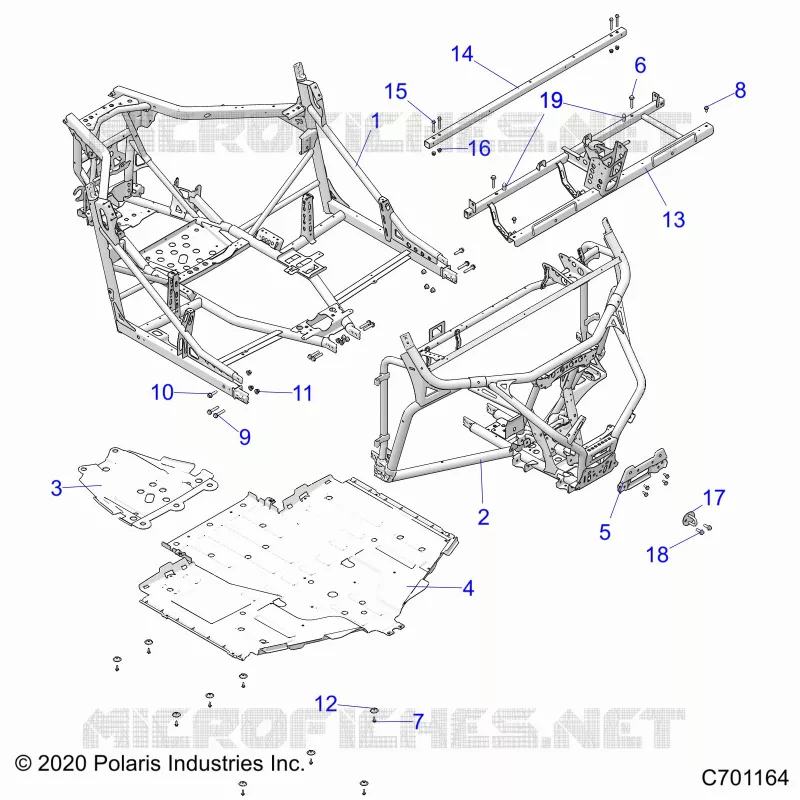 CHASSIS, MAIN FRAME AND ESQUÃD PLATES