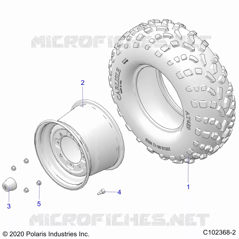 RUEDAS, REAR TIRE