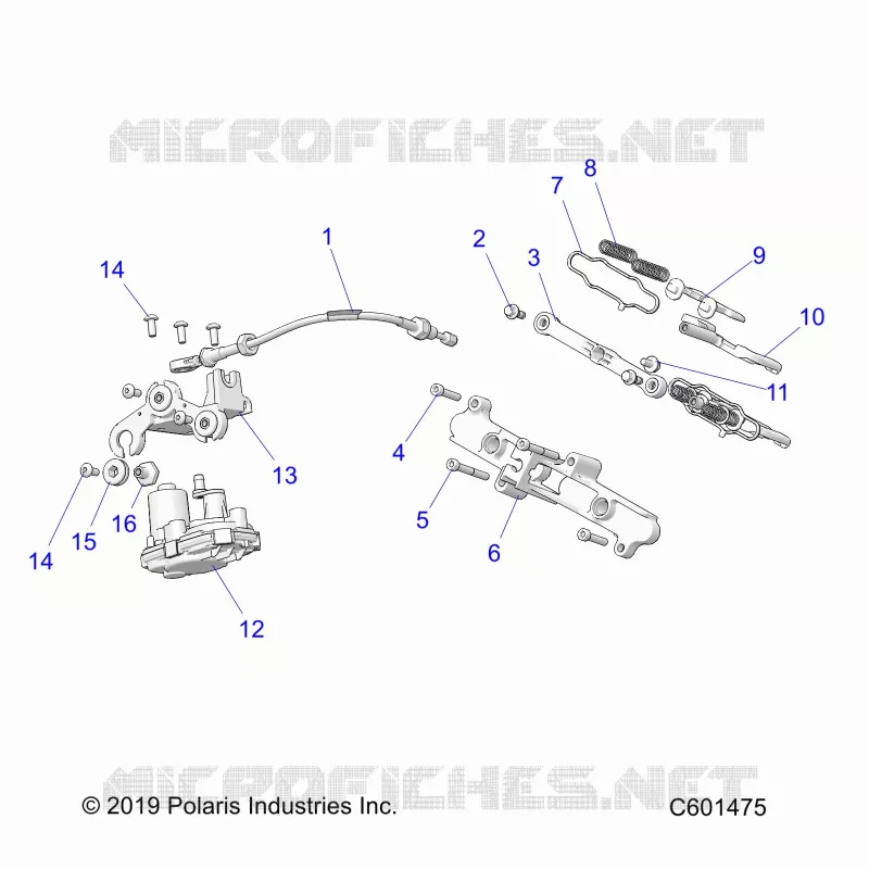 ENGINE, VALVOLA ESCAPE ASM. AND ACTUATOR -S23TDP8RS (C601475)