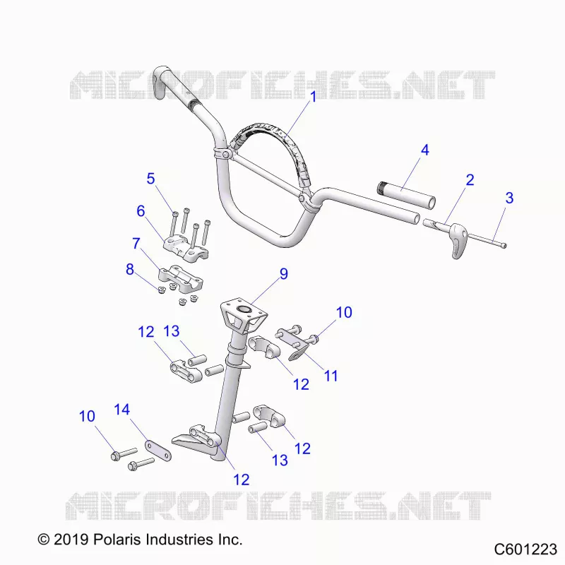 STEERING, SOPORTE DE MANILLAR