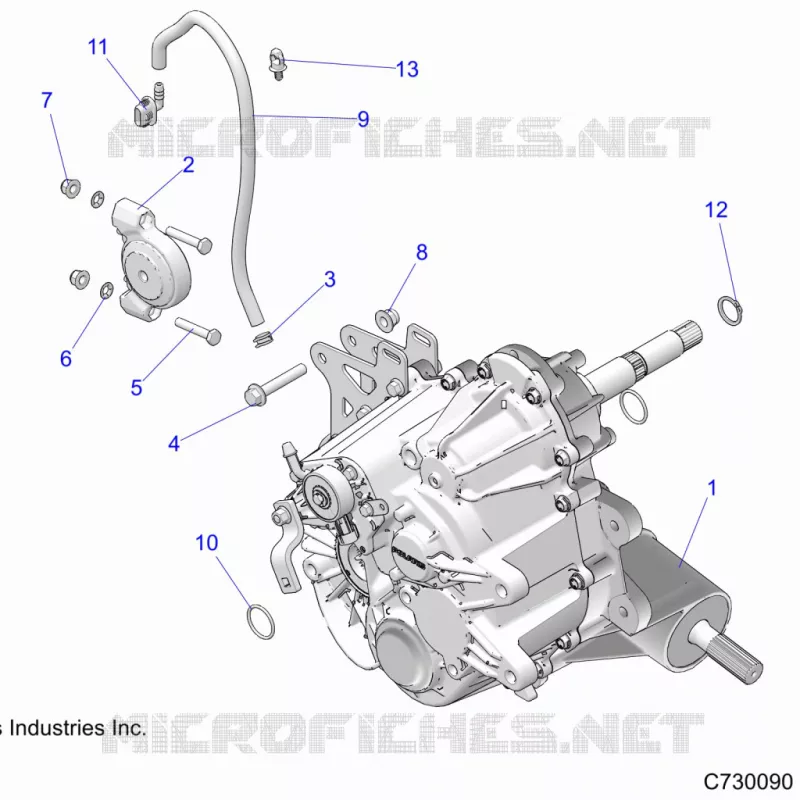 TREN, MAIN GEARCASE MOUNTING