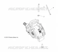 TREN, GEARCASE MOUNTING, FRONT