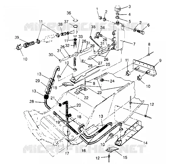 SISTEMA DE REFRIGERACIÓN  440 XCR SP X951660 (4932833283B006)