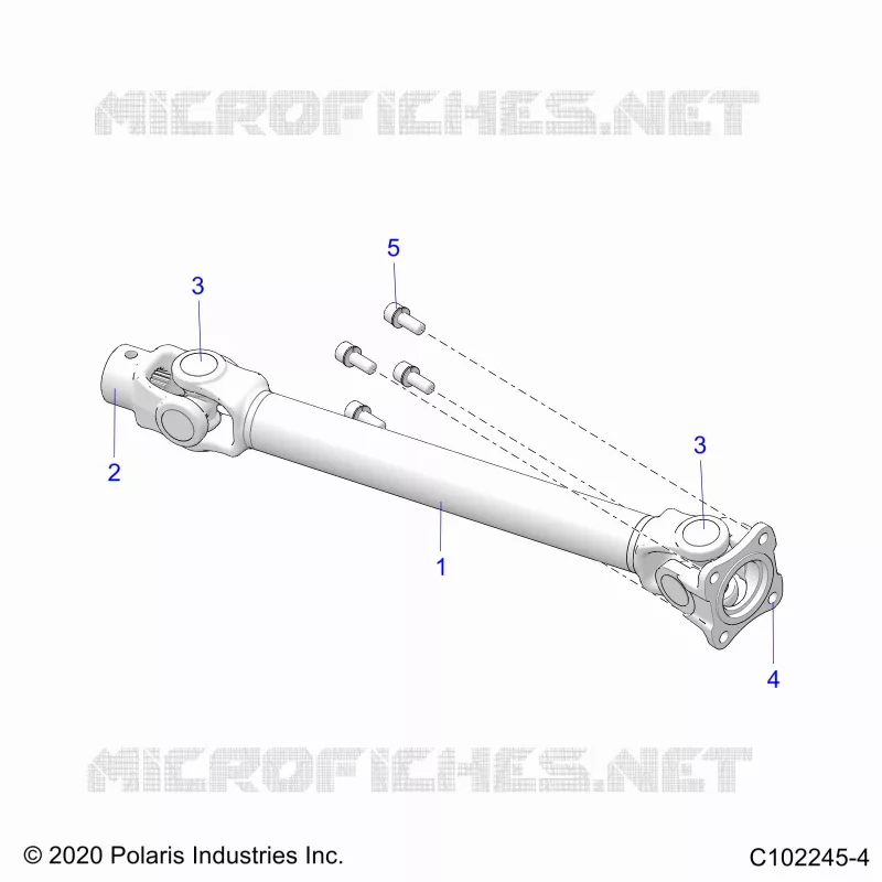 TREN, REAR PROP SHAFT