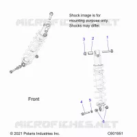 SUSPENSION, MONTAJE DE DESCARGA, IFS