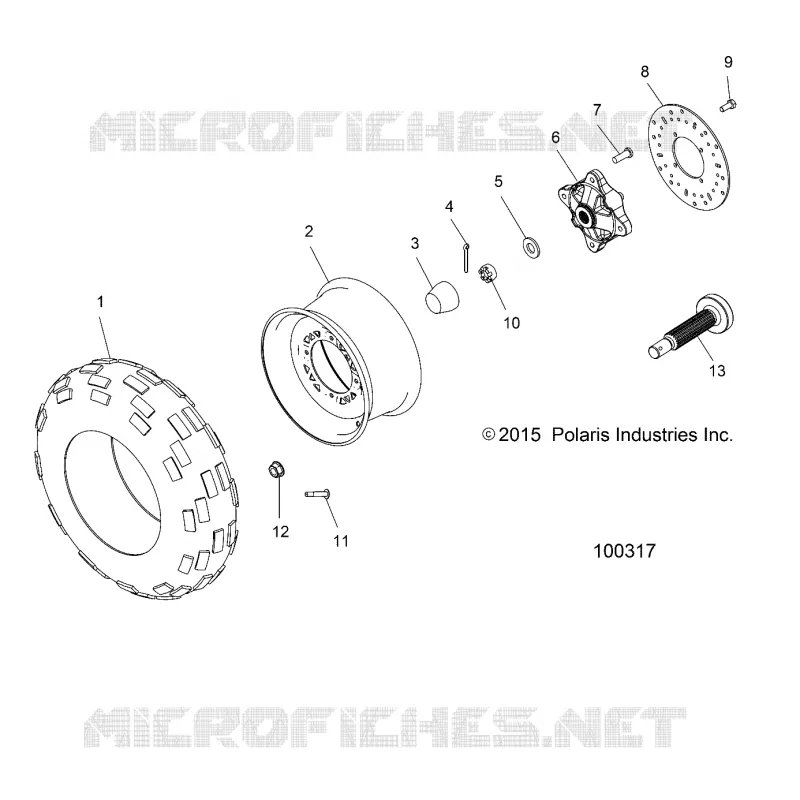 RUEDAS, FRONT TIRE AND FRENO DISC