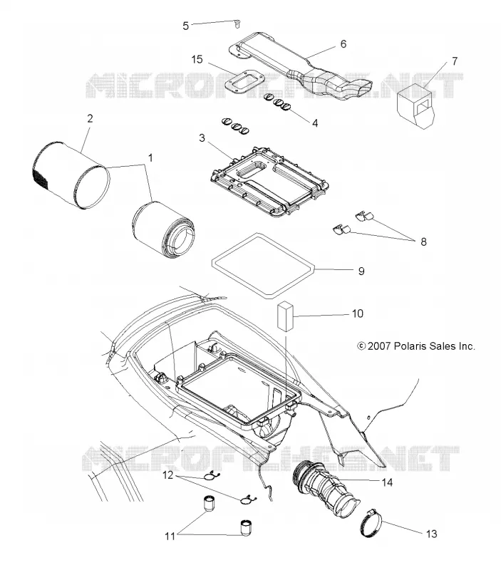 MOTOR, TOMA DE AIRE SYSTEM