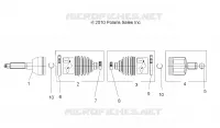 DRIVE TRAIN, TRANSMISION DELANTERA SHAFT