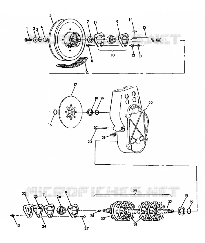 CADENACASE ASSEMBLY 500 XLT (4921662166021A)