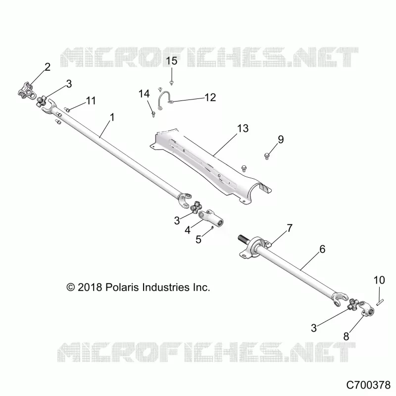 TREN, FRONT PROP SHAFT