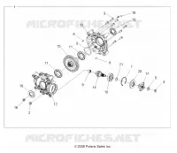 TREN, REAR GEARCASE INTERNALS