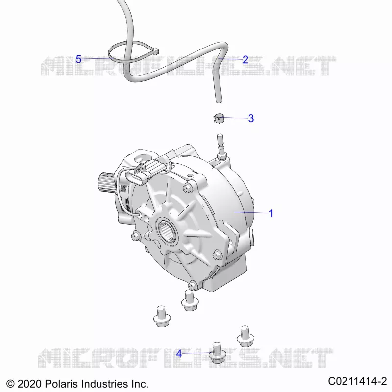 TREN, FRONT GEARCASE MOUNTING