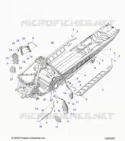 CHASSIS, PROTECCIÃ³N DEL EMBRAGUE,  FOOTRESTS, AND RUNNING BOARDS