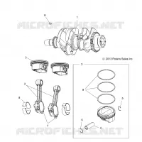 ENGINE, CIGUEÑAL AND PISTON