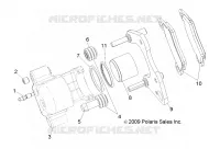 FRENO FRONTAL CALIPER [BUILT 9/15/14 AND BEFORE]