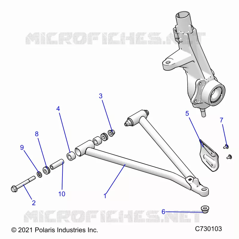 SUSPENSION, A-ARM AND PUNTAL MOUNTING