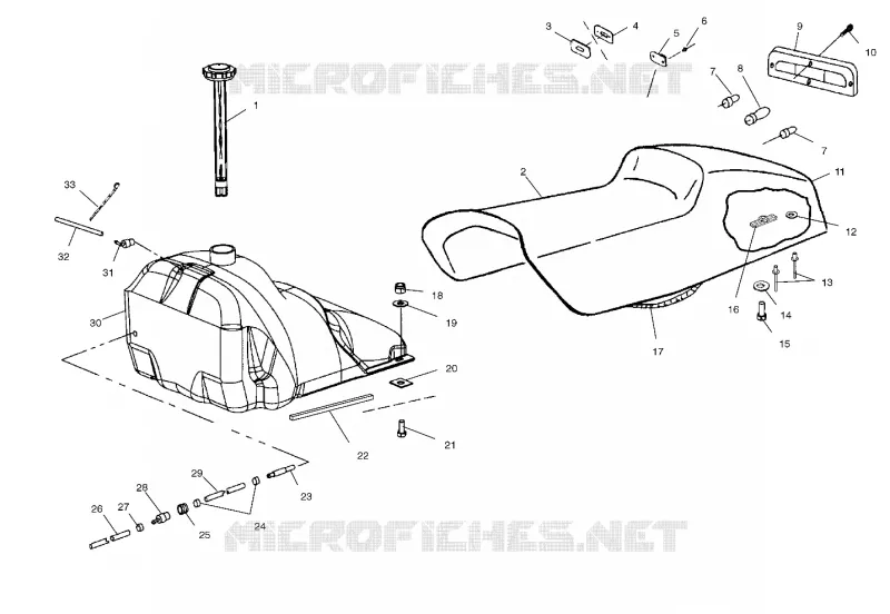 ASIENTO Y TANQUE DE GAS