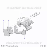 BRAKES, PINZA FRENO DELANTERA