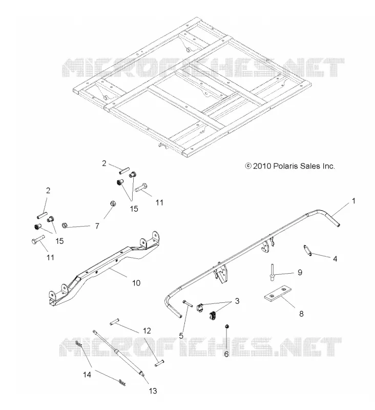CAJA DE DESCARGA PALANCA Y MONTAJE DE DESCARGA
