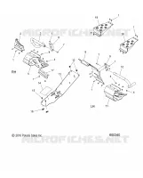 CHASSIS, PROTECCIÓN DEL EMBRAGUE AND FOOTRESTS