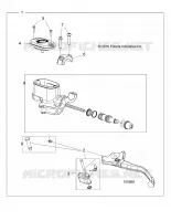 FRENO FRONTAL BRAKE LEVER AND MASTER CYLINDER