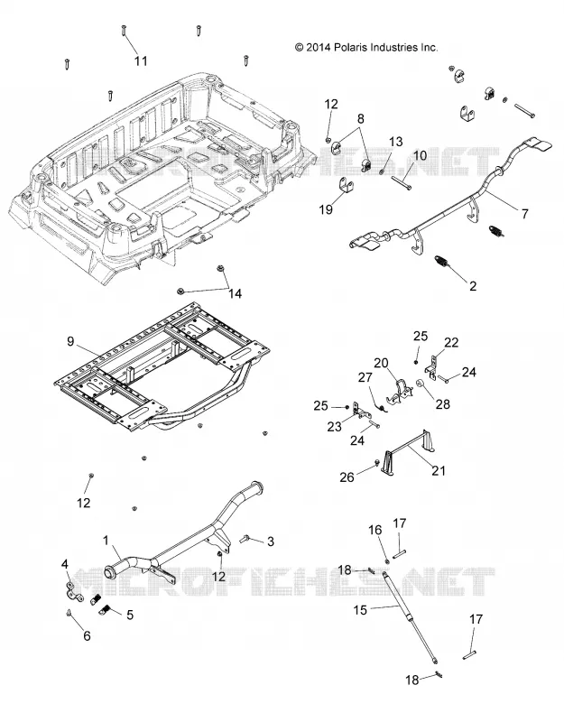 CAJA POSTERIOR BASTIDOR AND PIVOT
