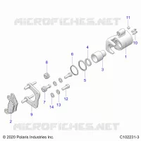 FRENOS, MIDDLE CALIPER