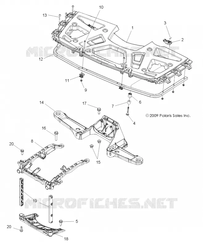 PORTAEQUIPAJES DELANTERO AND SUPPORTS
