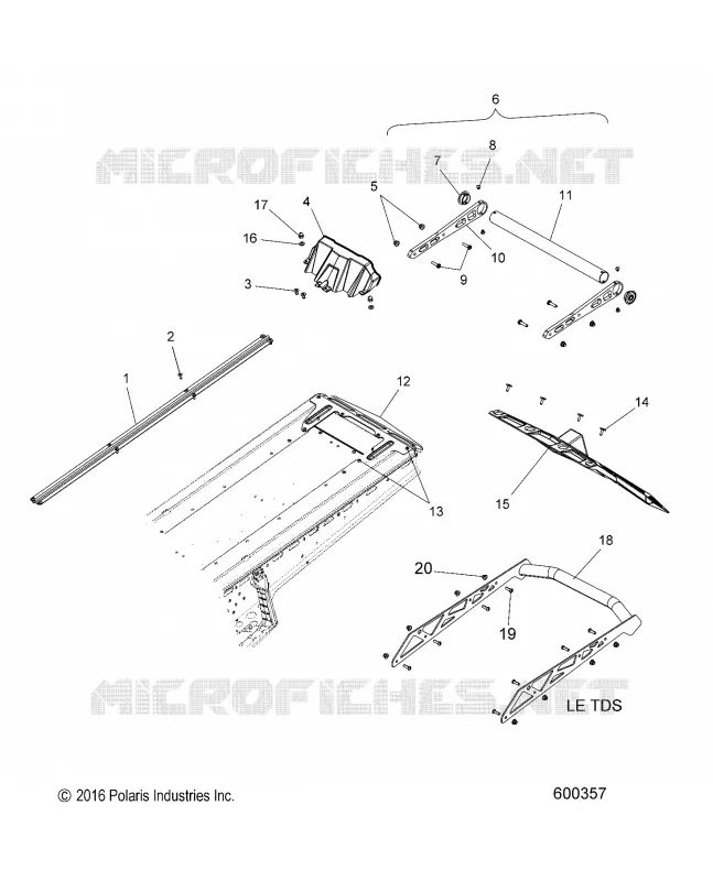TOPE POSTERIOR, SNOWFLAP Y TAILIGHT CUBIERTA