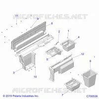 CARROCERÍA POSTERIOR CLOSEOFF/STORAGE (STD ROOF)
