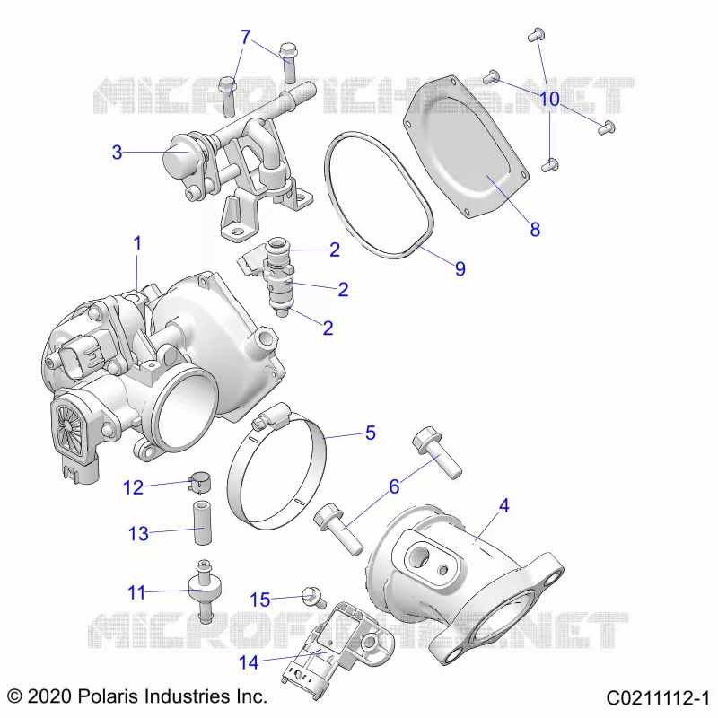 ENGINE, CUERPO DE MARIPOSA AND FUEL RAIL