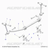 SUSPENSION, FRONT BARRA ESTABILIZADORA- G21GAP99AM/BM (C701011-2)