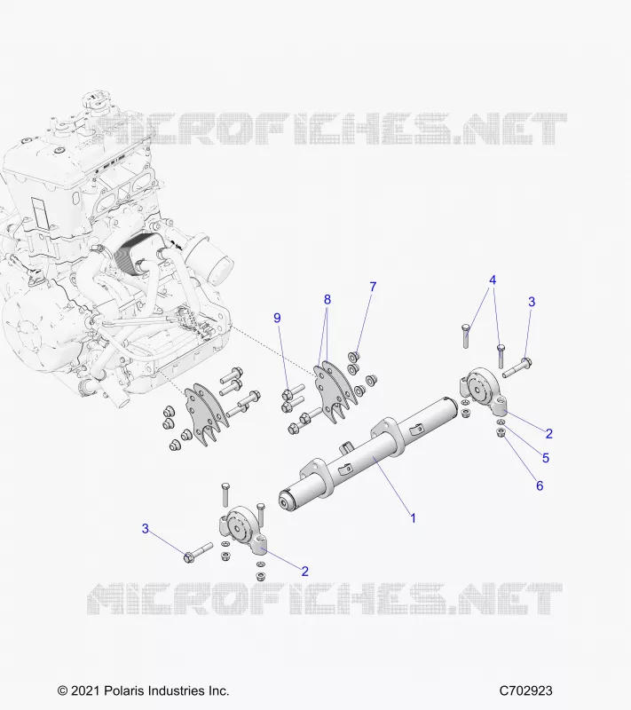MOTOR, MOUNTING & LONG BLOCK